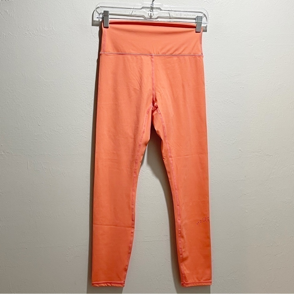 ZYIA ACTIVE Women’s Coral LASER CUT High Rise 7/8 Length Leggings Size 6–8 - Picture 2 of 9